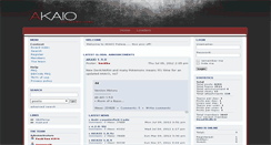 Desktop Screenshot of akaio.net