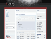 Tablet Screenshot of akaio.net